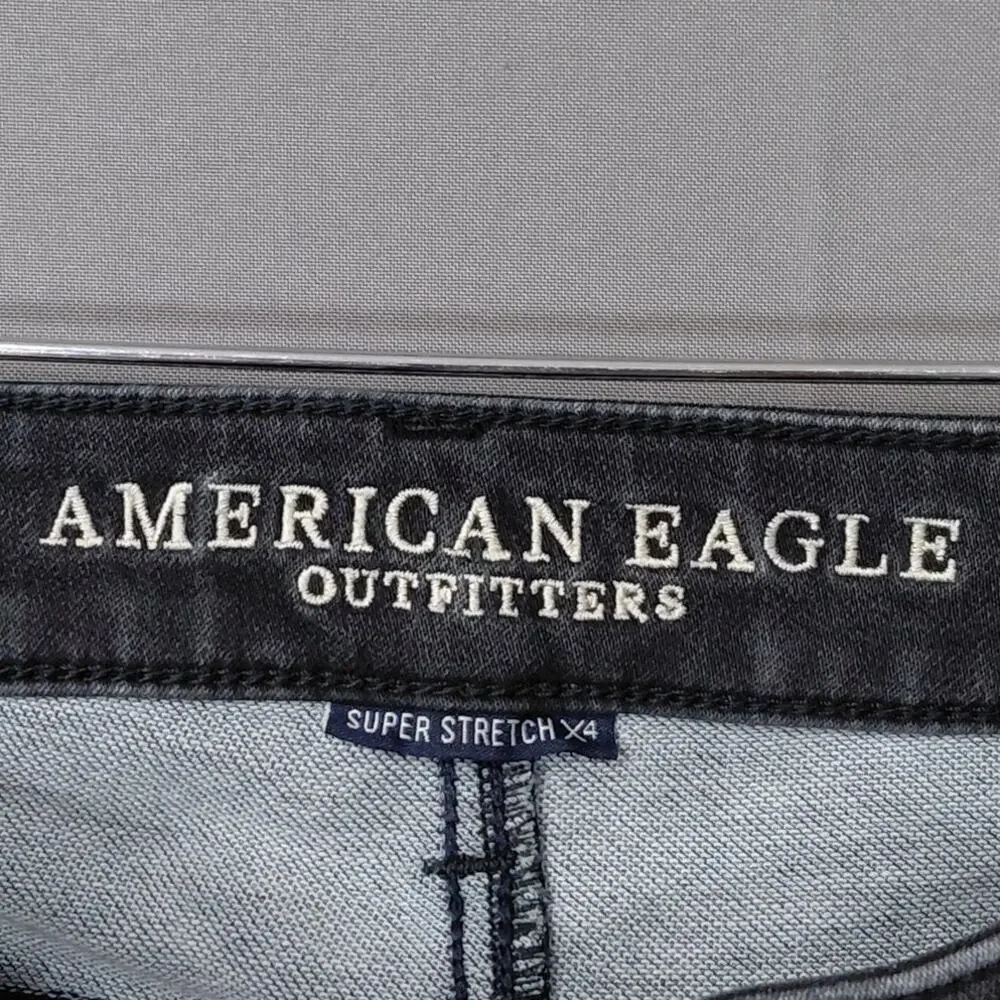 American Eagle Super X4 Colorblock Side Stripe Skinny Jeans Women Size 2